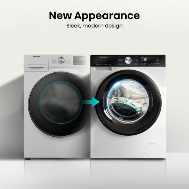Hisense WF3S1243BW3 12Kg 1400 Spin Washing Machine - A Energy Rated - H84.5 W59.5 D64
