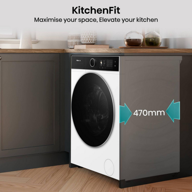 Hisense WF5I9043BWFS 9Kg 1400 Spin Washing Machine - A Energy Rated - H85 W60 D47