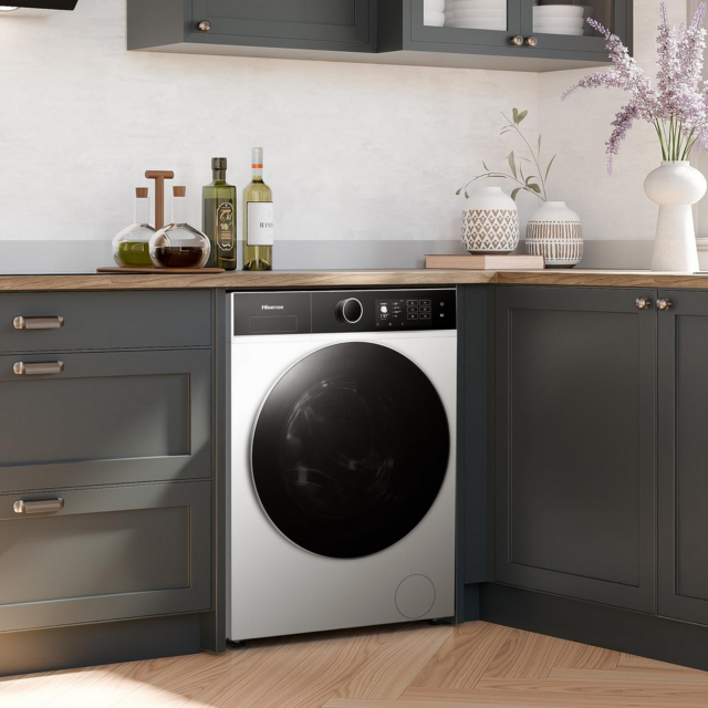 Hisense WF5I9043BWFS 9Kg 1400 Spin Washing Machine - A Energy Rated - H85 W60 D47