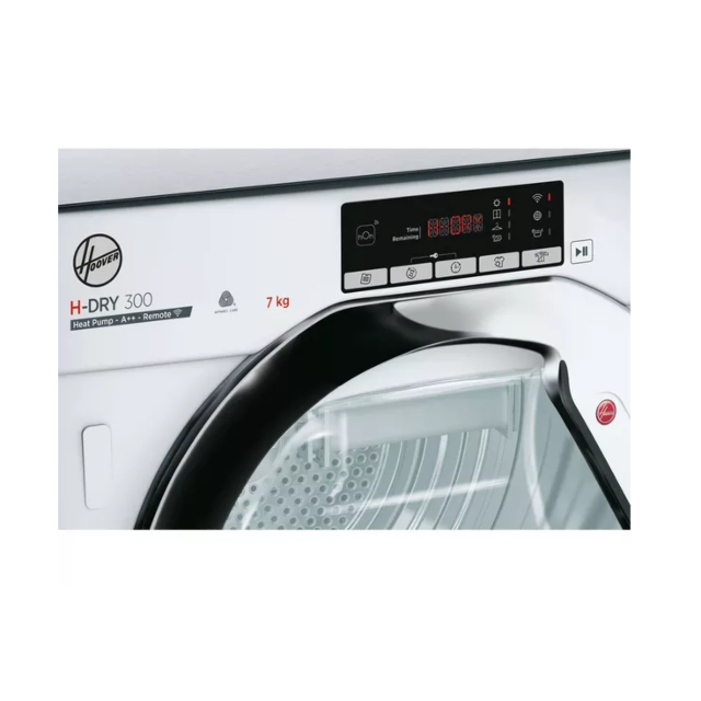 Hoover BATDH7A2TCE-80 7Kg Integrated Heat Pump Tumble Dryer - A++ Energy Rated - H82 W59.6 D46.5