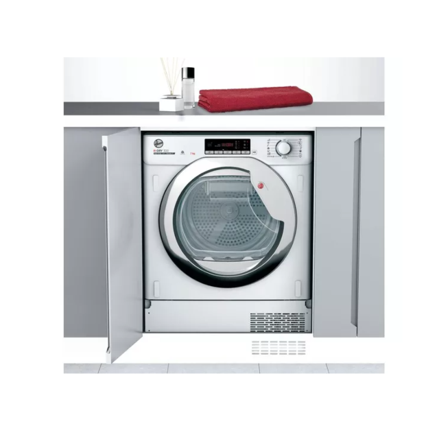 Hoover BATDH7A2TCE-80 7Kg Integrated Heat Pump Tumble Dryer - A++ Energy Rated - H82 W59.6 D46.5