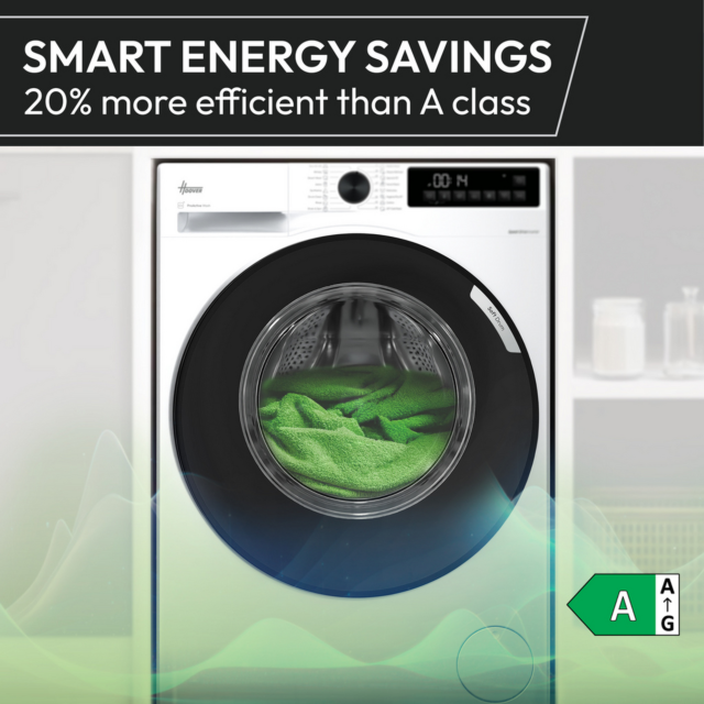 Hoover HGD 48S8C-80 8Kg 1400 Spin Washing Machine - A Energy Rated - H89 W59 D59