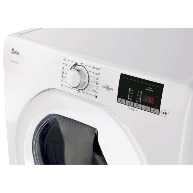Hoover Hle V10dg-80 10Kg Vented Tumble Dryer - C Energy Rated - H85 W59.6 D58.5