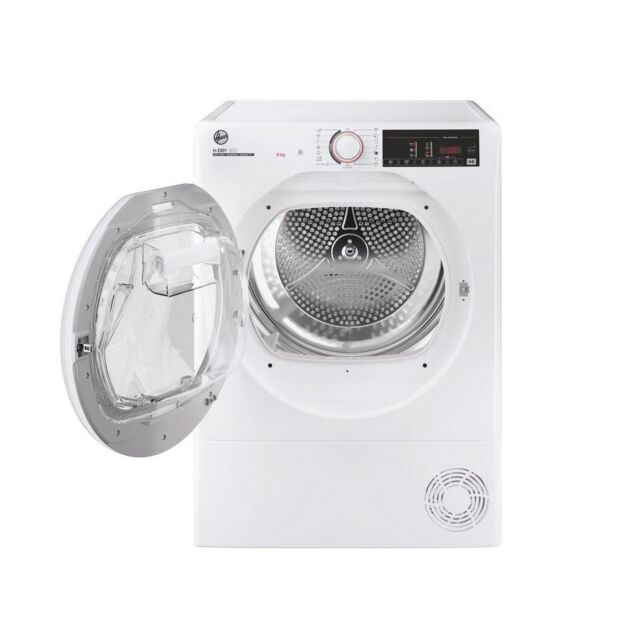 Hoover HLEC9TE 9Kg Condenser Tumble Dryer - Sensor Dry - B Energy Rated - H85 W60 D60