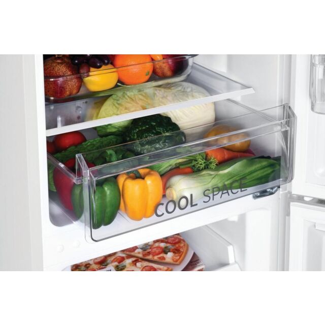 Hoover HOCH1T518EWHK Frost Free Fridge Freezer - E Energy Rated - H180 W54 D60