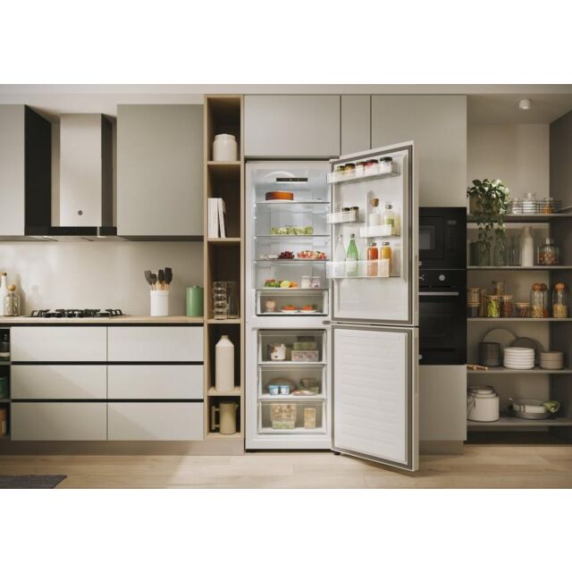 Hoover HONCQ2T618EWKR 60/40 Frost Free Fridge Freezer - E Energy Rated - H185 W59.5 D65.8