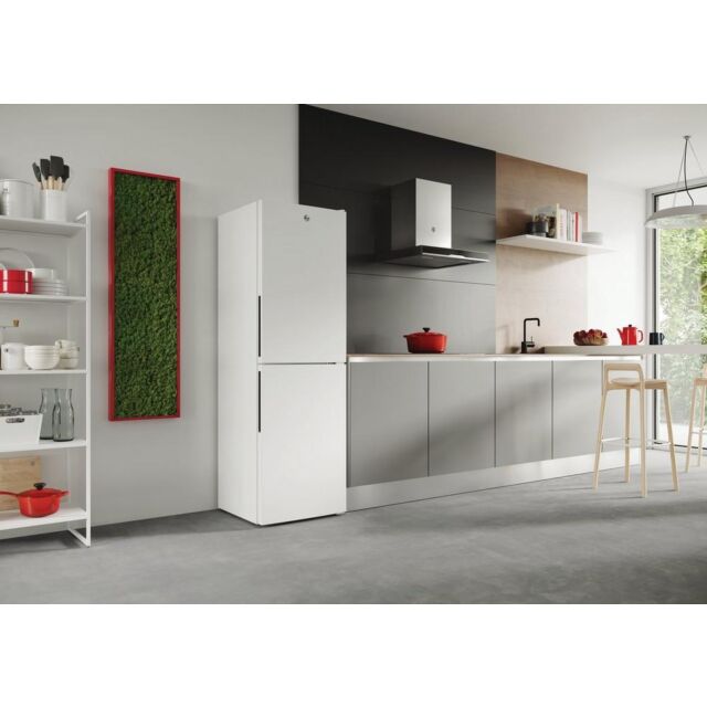 Hoover HVT3CLECKIHW Low Frost Fridge Freezer - E Energy Rated - H176 W54.5 D55