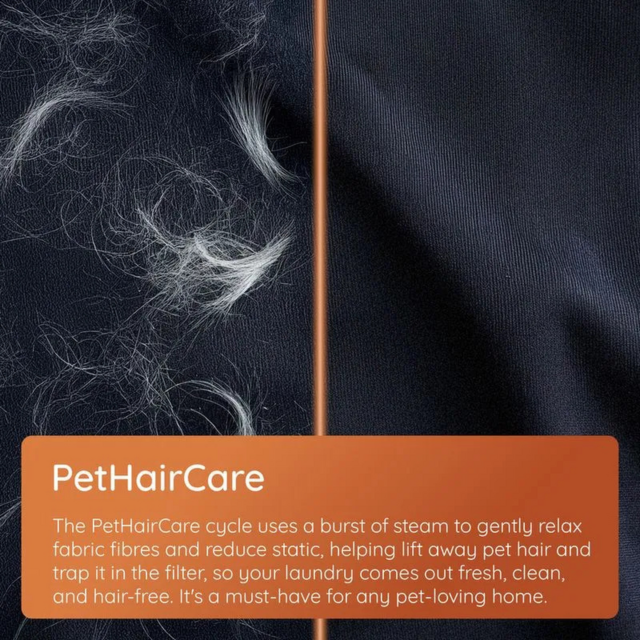 Hotpoint CHD93MWWSUK 9Kg Heat Pump Tumble Dryer With Pet Hair Care - H84.6 W59.8 D60.7