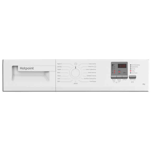 Hotpoint CHDC82WWGDUK 8Kg Condenser Tumble Dryer - B Energy Rated - H84.6 W59.7 D56.8
