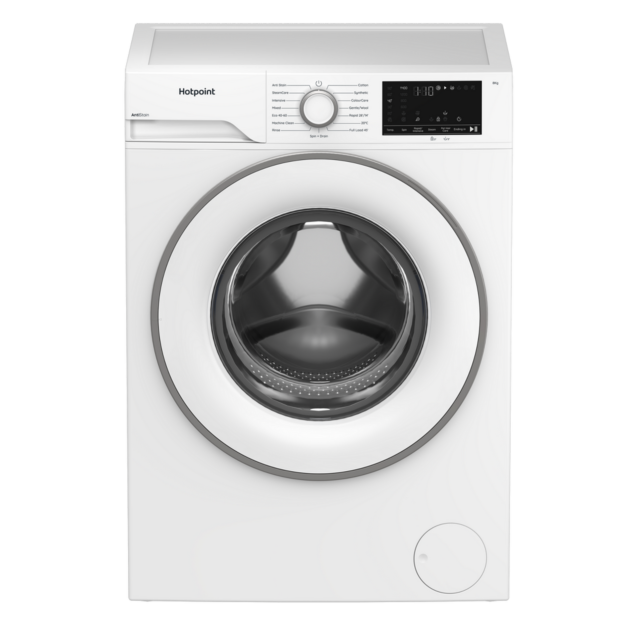 Hotpoint HEV841WUK 8Kg 1400 Spin Washing Machine - A Energy Rated - H84.5 W60 D54.6