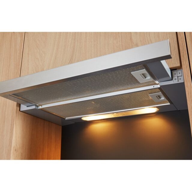 Hotpoint HSFX 60Cm Telescopic Hood - H18 W59.8 D30