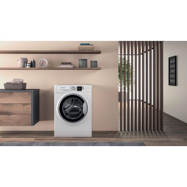 Hotpoint NSWE846WSUK 8Kg 1400 Spin Washing Machine - A Energy Rated - H85 W59.5 D60.5