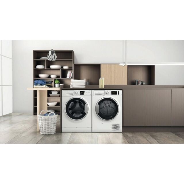 Hotpoint NSWE846WSUK 8Kg 1400 Spin Washing Machine - A Energy Rated - H85 W59.5 D60.5