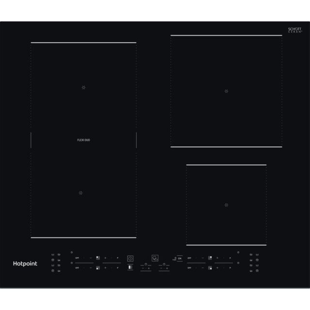 Hotpoint Tb7960cbf Flexi Duo Induction Hob - Hard Wired - H5.4 W59 D54.1