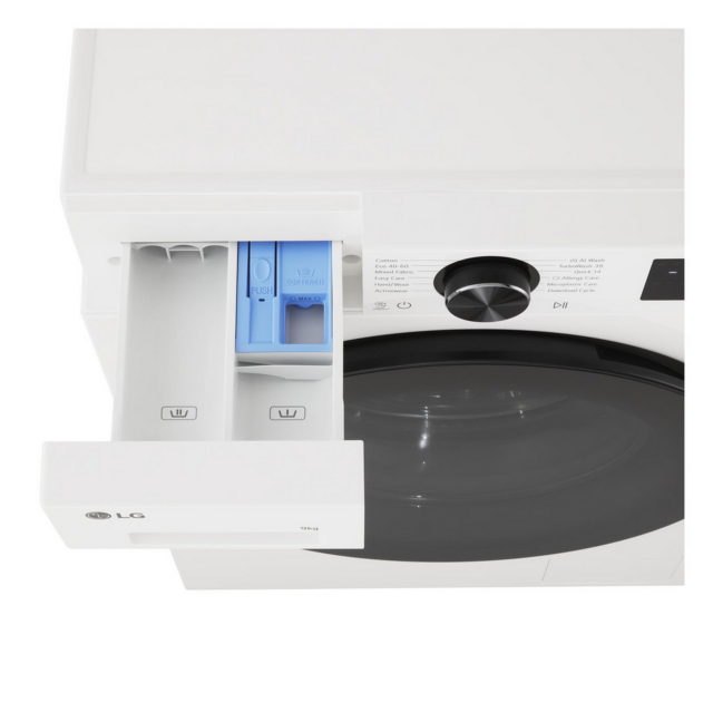 Lg F2X50S9TWB 9Kg 1200 Spin Washing Machine - A Energy Rated - H85 W60 D53.5