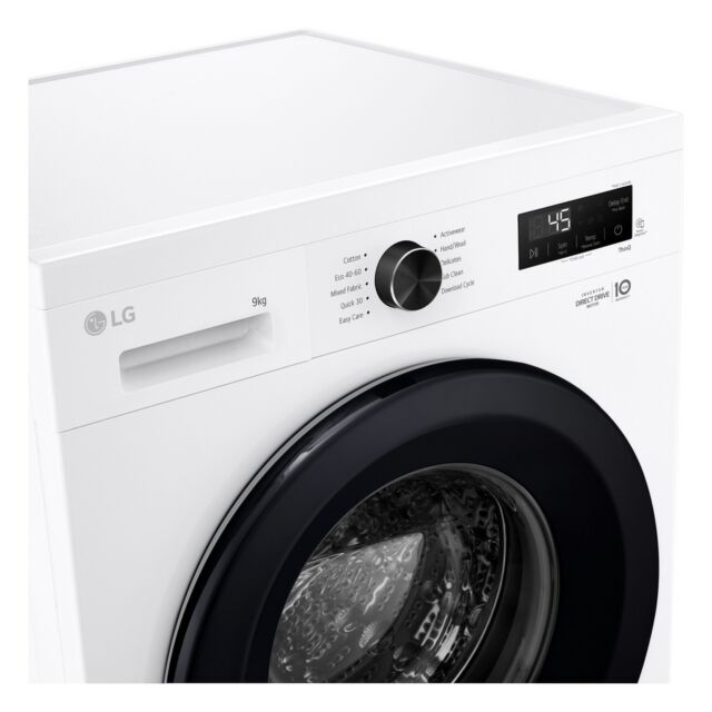 Lg F4X1009NWK 9Kg 1400 Spin Washing Machine - A Energy Rated - H85 W60 D59