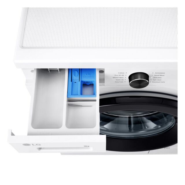 Lg F4X1009NWK 9Kg 1400 Spin Washing Machine - A Energy Rated - H85 W60 D59