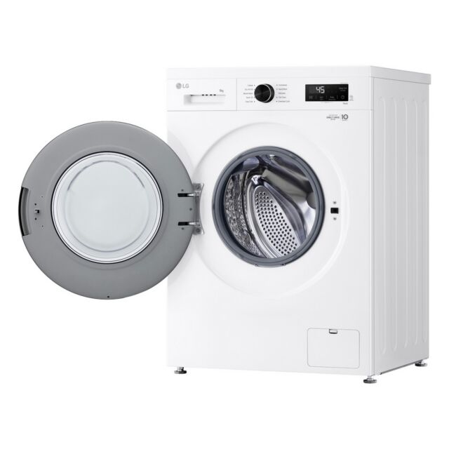 Lg F4X1009NWK 9Kg 1400 Spin Washing Machine - A Energy Rated - H85 W60 D59