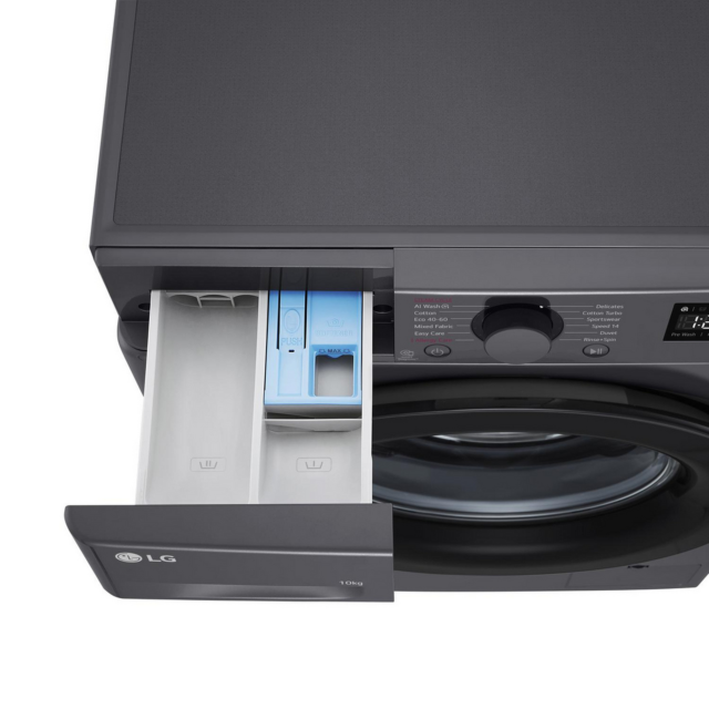 Lg F4Y510GBLN1 10Kg 1400 Spin Washing Machine - A Energy Rated - H85 W60 D62