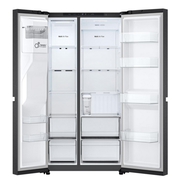 Lg GSLC40EPPE 91.3Cm 50/50 Frost Free American Fridge Freezer - Matte Black