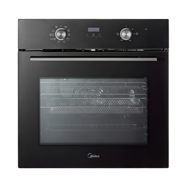 Midea MBO65M90D2-BK Xpress Fry Multifunction Built In Single Oven - H59.5 W59.5 D57.5