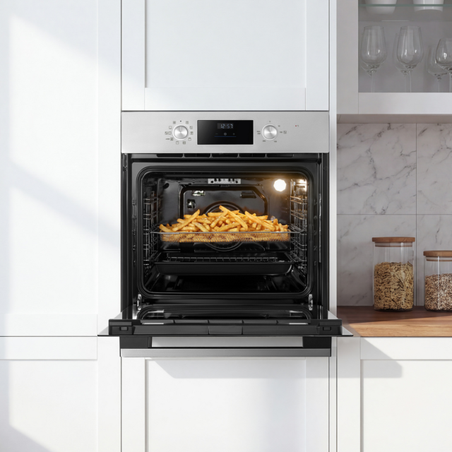 Midea Mbo65m90d2-Ss Xpress Fry  Multifunction Built In Single Oven - H59.5 W59.5 D57.5