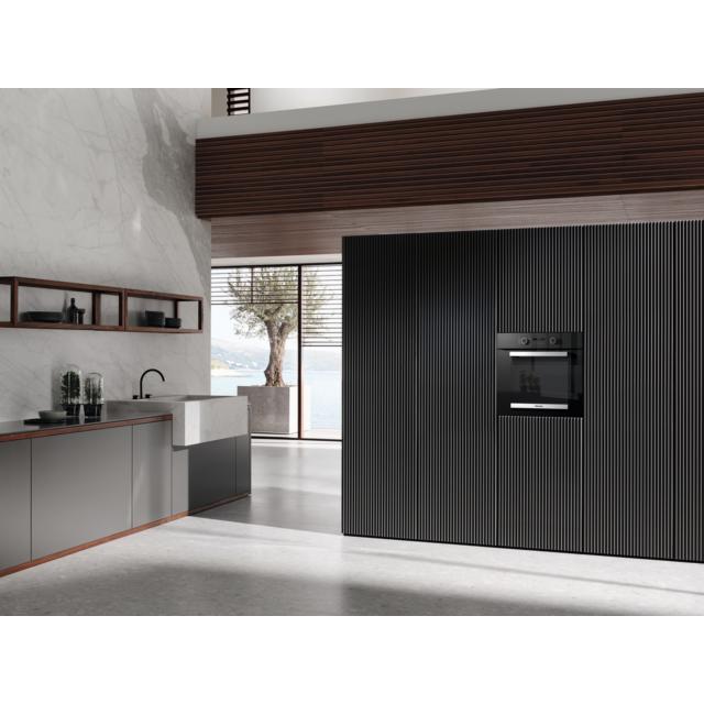 miele H 2465 BP Built In Electric Single Oven - Pyrolitic - Air Fry - A+ Rated - H59.6 W59.5 D56.8