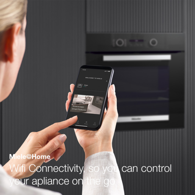 miele H 2465 BP Built In Electric Single Oven - Pyrolitic - Air Fry - A+ Rated - H59.6 W59.5 D56.8