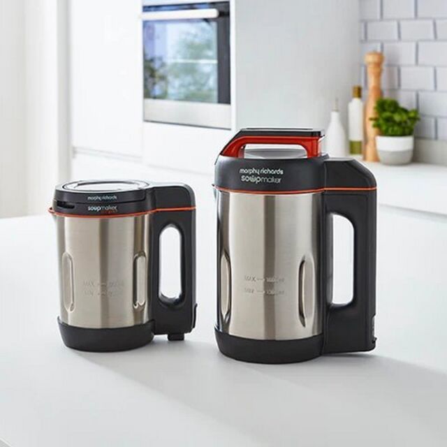Morphy Richards 501021 Compact 1L Soup Maker - Stainless Steel