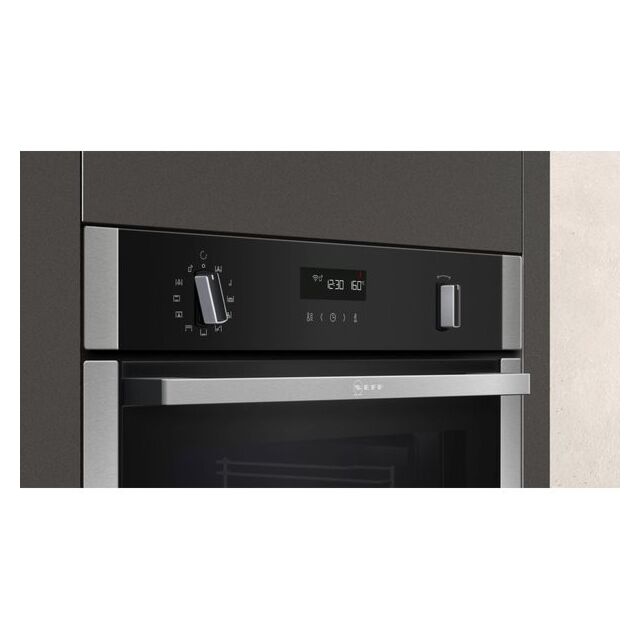 Neff B6ach7hh0b - N50 - Slide & Hide - Pyrolytic - Home Connect - Telescopic - H59.5 W59.4 D54.8