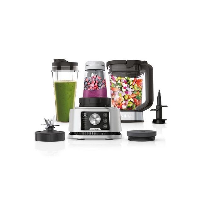 Ninja CB350UK 3-in-1 Foodi Power Nutri Blender with Auto-iQ Silver