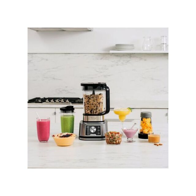 Ninja CB350UK 3-in-1 Foodi Power Nutri Blender with Auto-iQ Silver