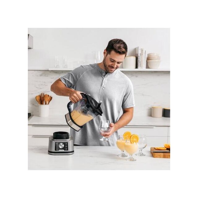 Ninja CB350UK 3-in-1 Foodi Power Nutri Blender with Auto-iQ Silver