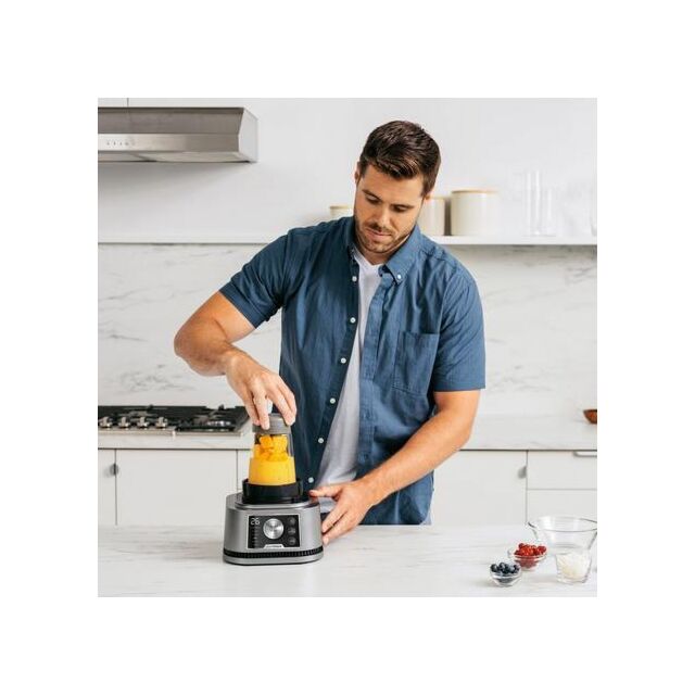 Ninja CB350UK 3-in-1 Foodi Power Nutri Blender with Auto-iQ Silver