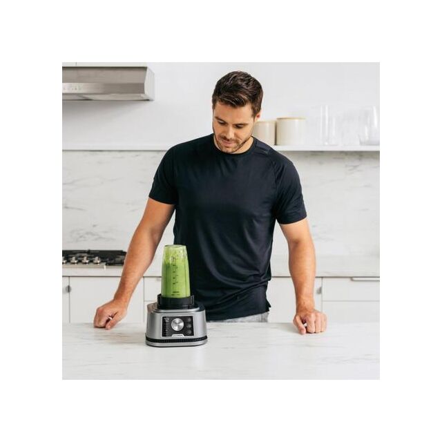 Ninja CB350UK 3-in-1 Foodi Power Nutri Blender with Auto-iQ Silver