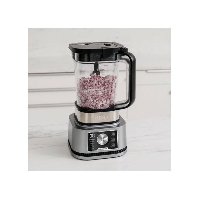 Ninja CB350UK 3-in-1 Foodi Power Nutri Blender with Auto-iQ Silver
