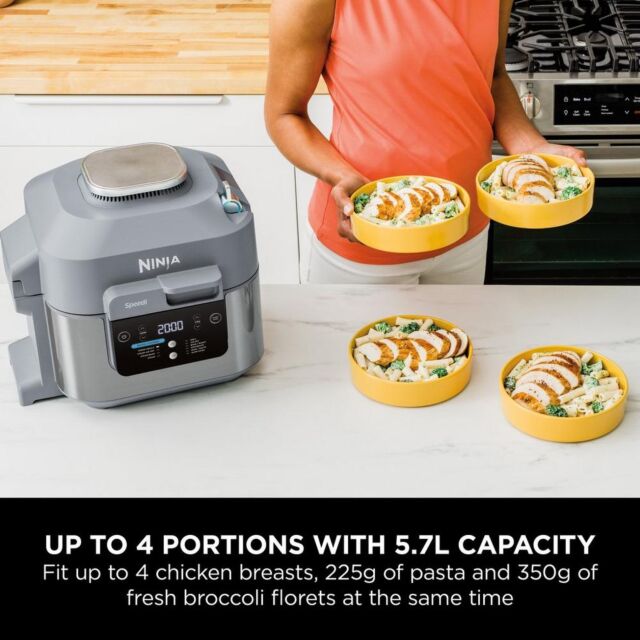 Ninja ON400UK Speedi 10-in-1 Rapid Cooker - Grey