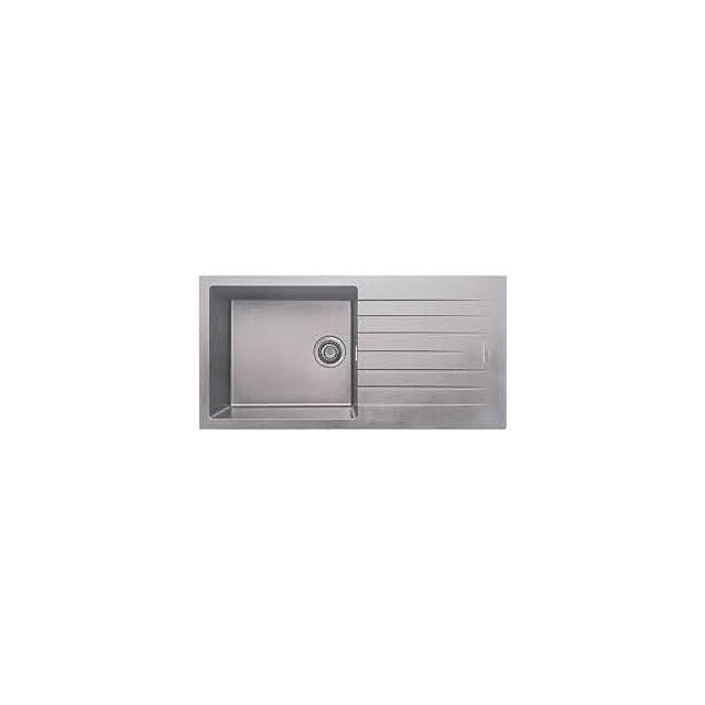 Prima CPR313 Prima+ Granite 1B & Drainer Inset Sink - Light Grey