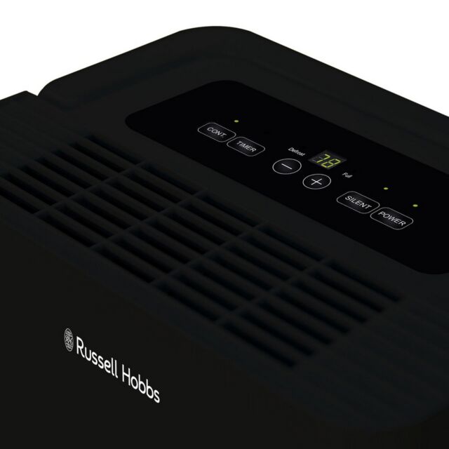 Russell Hobbs RHDH1001B 10L Dehumidifier - Black