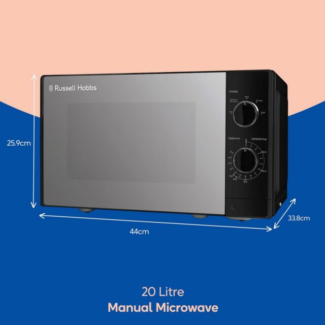 Russell Hobbs RHM2047B 23 Litres Microwave - 800W - H29.3 W48 D35.2