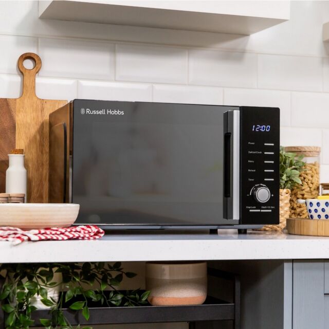 Russell Hobbs RHM2348B 23 Litres Microwave - 800W - Stainless Steel Interior - H29.3 W48 D35.2