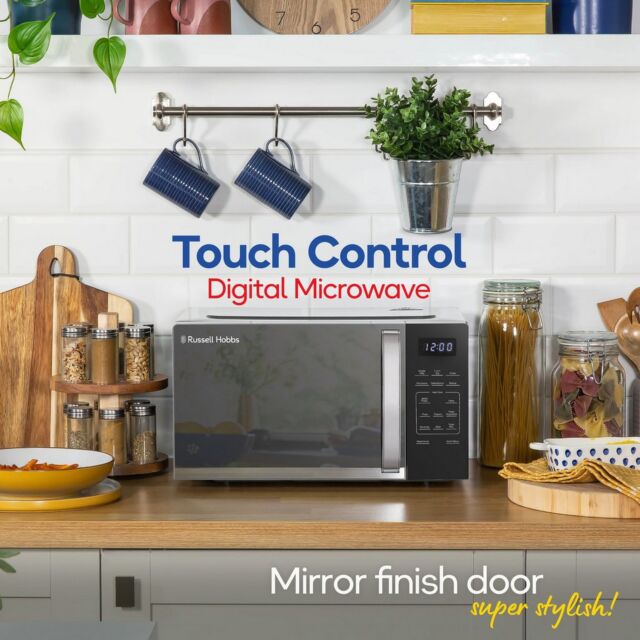 Russell Hobbs RHMT2045S 20 Litre Touch Control Digital Microwave - 800W - H25.6 W45.1 D35.3