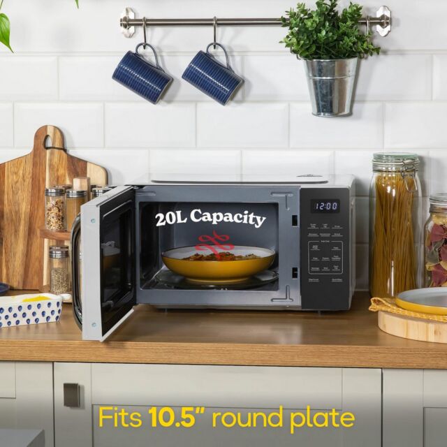 Russell Hobbs RHMT2045S 20 Litre Touch Control Digital Microwave - 800W - H25.6 W45.1 D35.3