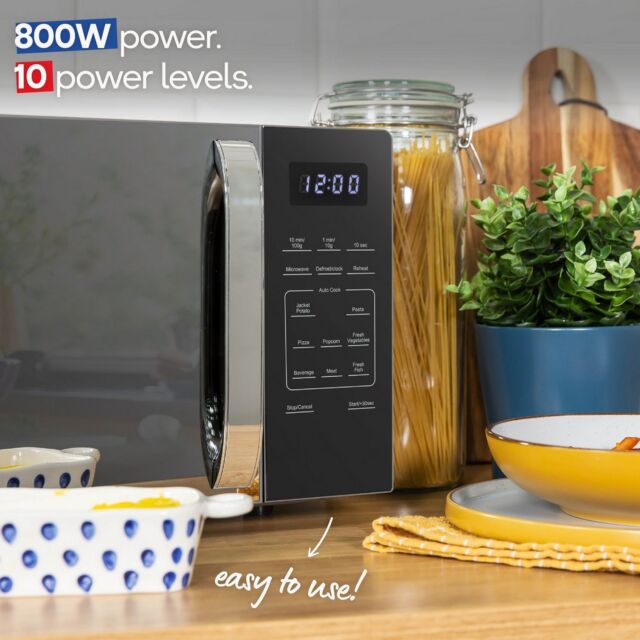 Russell Hobbs RHMT2045S 20 Litre Touch Control Digital Microwave - 800W - H25.6 W45.1 D35.3