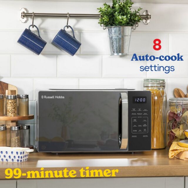 Russell Hobbs RHMT2045S 20 Litre Touch Control Digital Microwave - 800W - H25.6 W45.1 D35.3