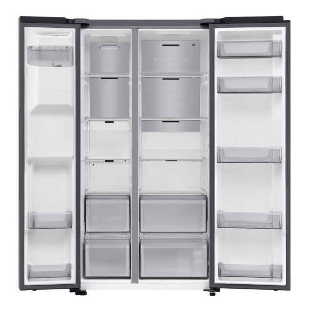 Samsung RS70F66KCTEU Side By Side American Fridge Freezer - Water & Ice - C Energy Rated - H178.4 W9