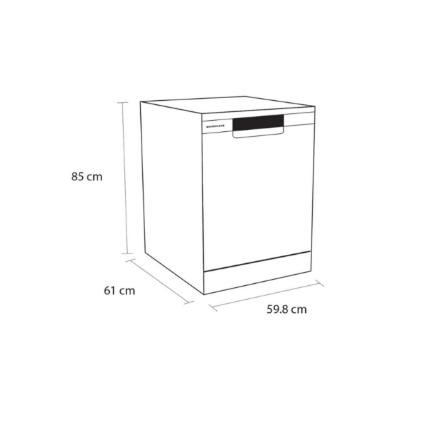 Schonhaus DWSF0115FSBW Dishwasher