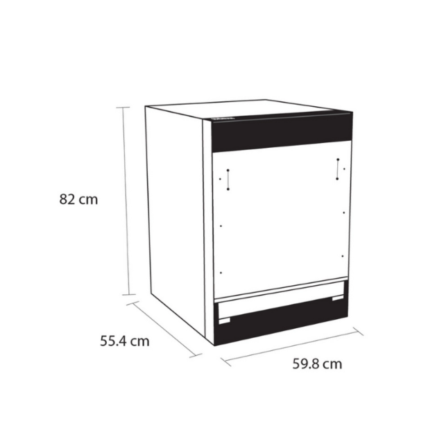 Schönhaus DWSI0115FSB Full Size Built In Dishwasher - B Energy Rated