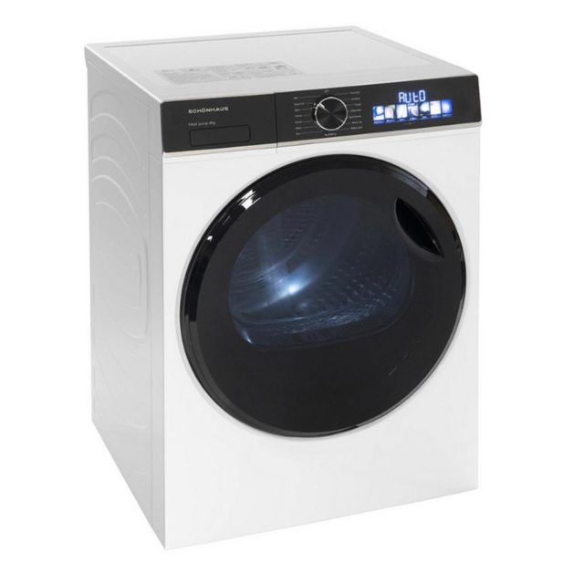 Schönhaus TDSHF018A3W 8Kg Heat Pump Tumble Dryer - A+++ Energy Rated - H85 W59.5 D62.1
