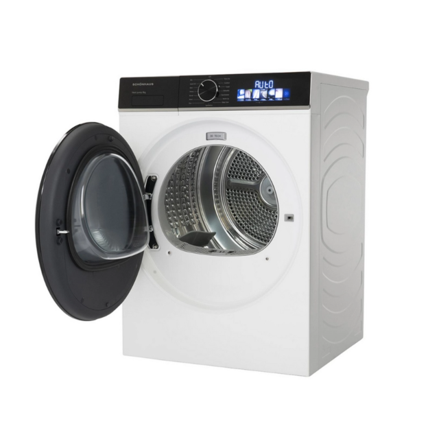 Schönhaus TDSHF018A3W 8Kg Heat Pump Tumble Dryer - A+++ Energy Rated - H85 W59.5 D62.1